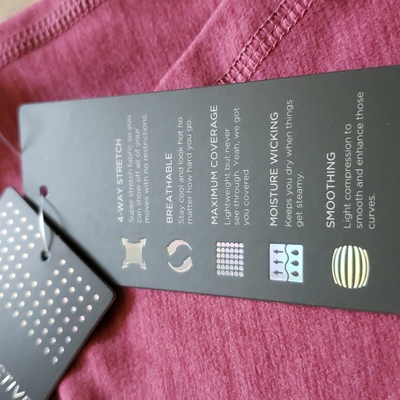 Torrid Active Super Soft Dusty Rose Full Length Leggings with Front Pockets - Picture 11 of 12